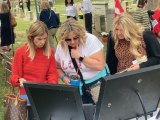 These interested ladies take in The Legends of Lemoore event held Saturday in Lemoore Cemetery.